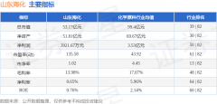 山东海化（000822）4月18日从力资金净卖出470893万